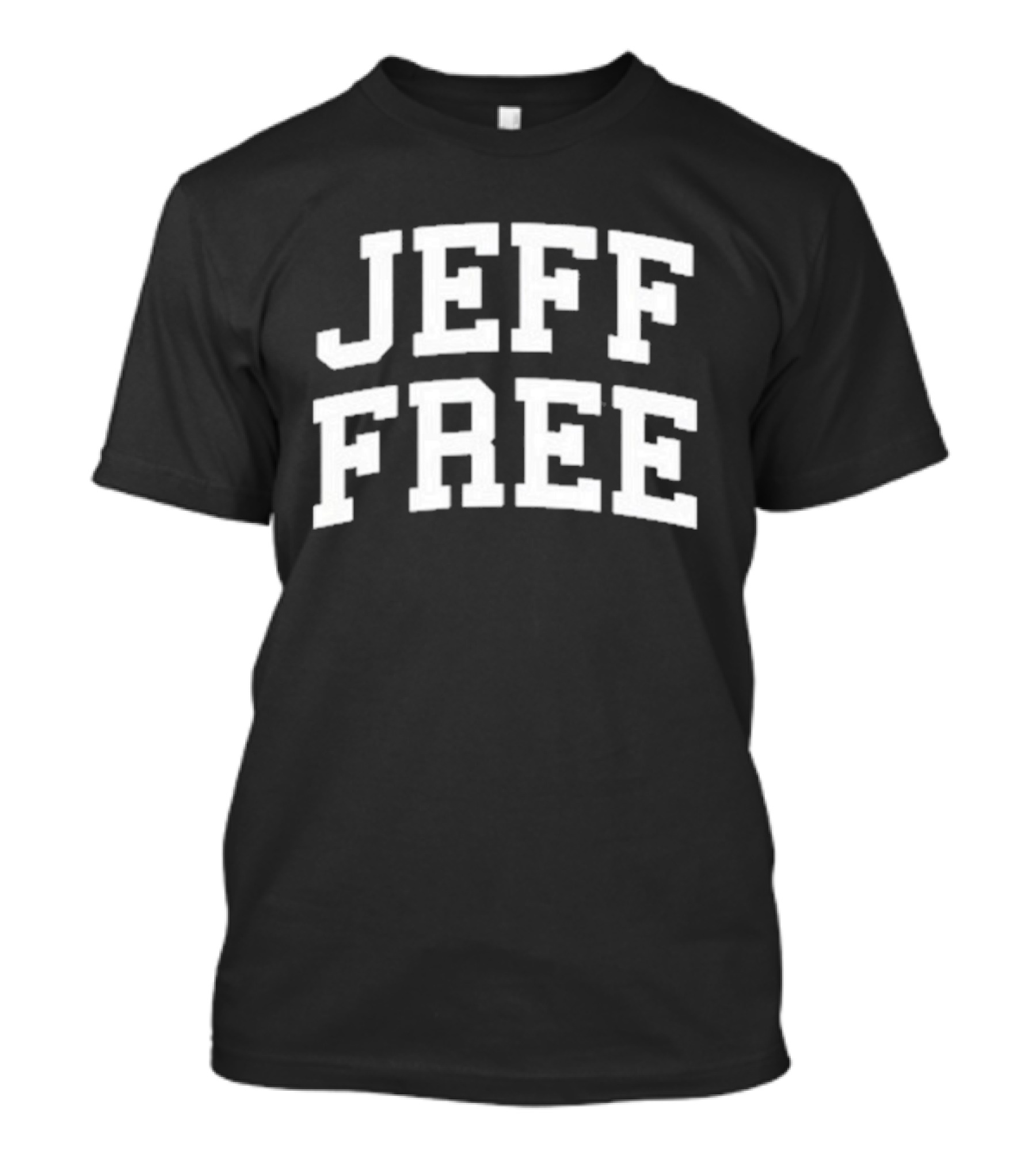 JEFF FREE Bold Arch Text T-Shirt