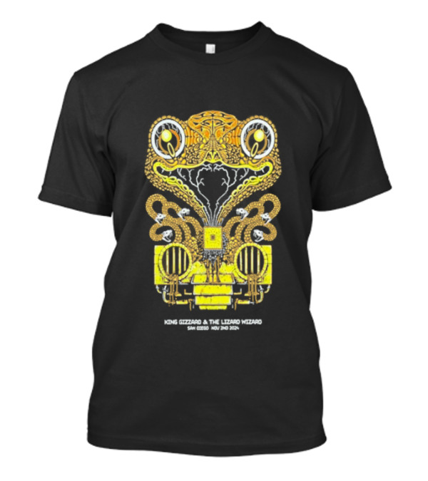 King Gizzard And The Lizard Wizard San Diego November 2nd 2024 Event T-Shirt
