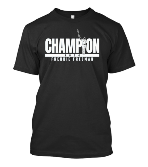 Freddie Freeman 2024 Champion Iconic Baseball Image T-Shirt