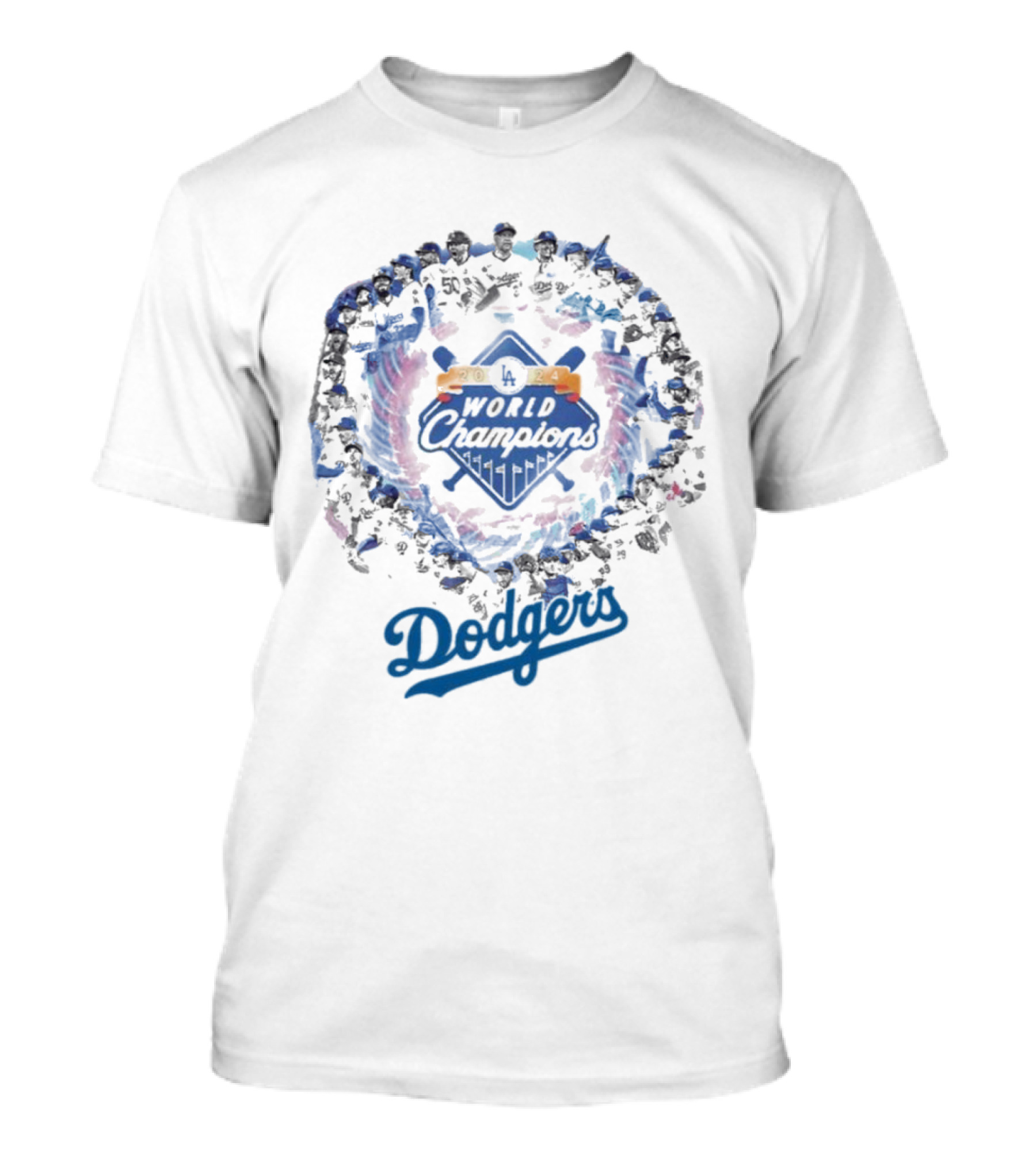 Los Angeles Dodgers 2024 World Champions Dodgers T-Shirt