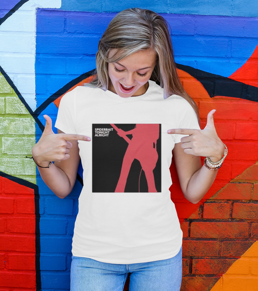 Spiderbait Tonight Alright Red Guitar T-Shirt