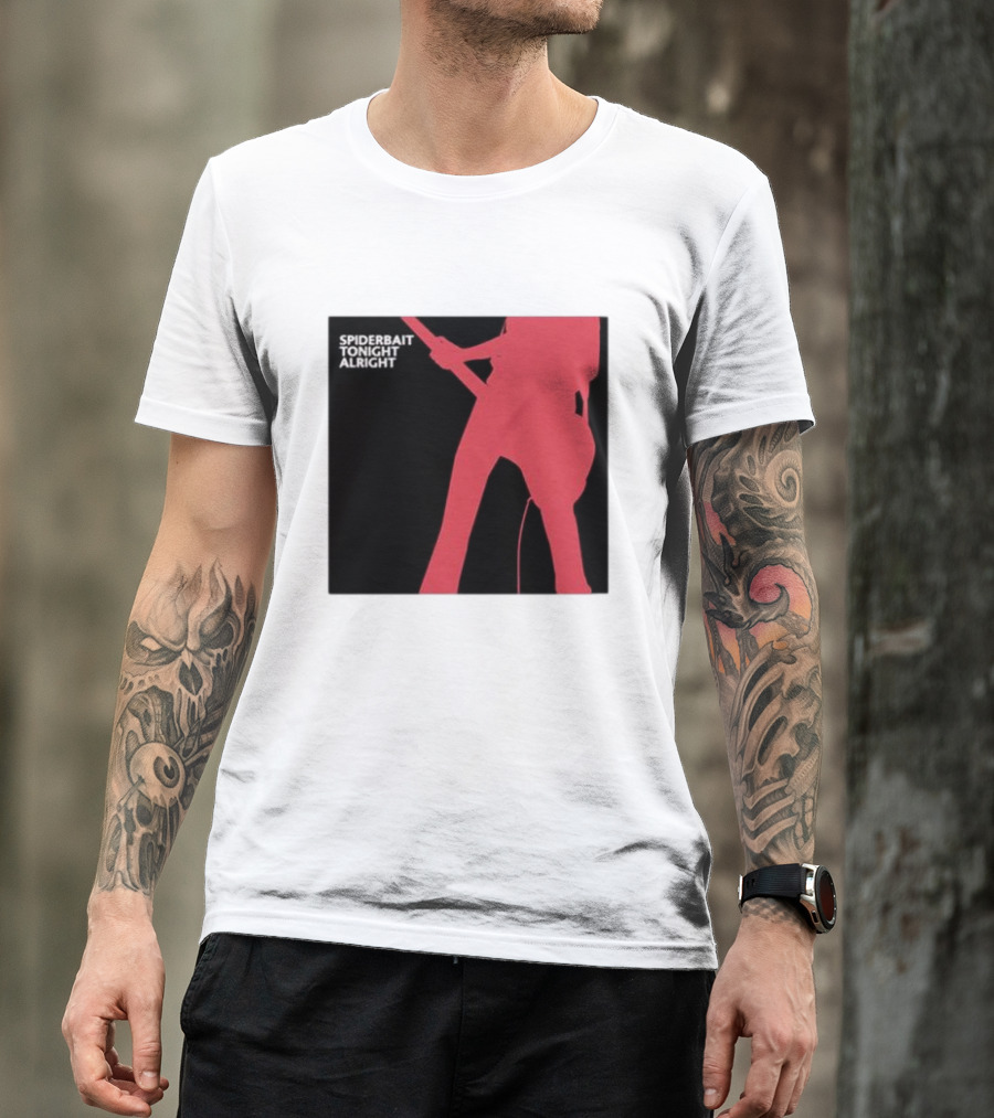 Spiderbait Tonight Alright Red Guitar T-Shirt