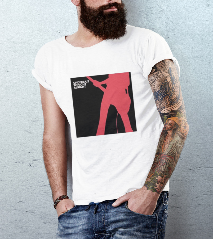 Spiderbait Tonight Alright Red Guitar T-Shirt