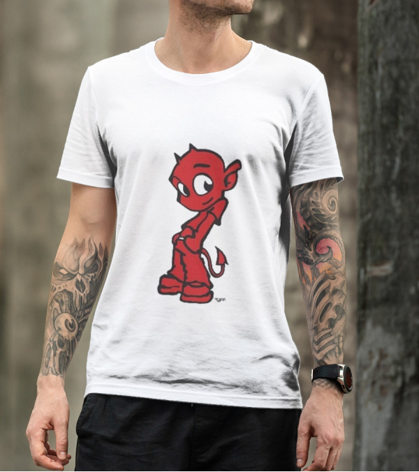 Toro Y Moi Tym Devil Red Cartoon Character T-Shirt