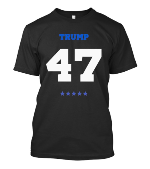 TRUMP 47 Five Stars Football Jersey T-Shirt