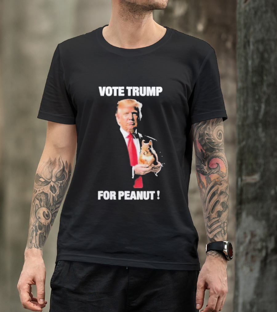 VOTE TRUMP FOR PEANUT 2024 SQUIRREL T-Shirt