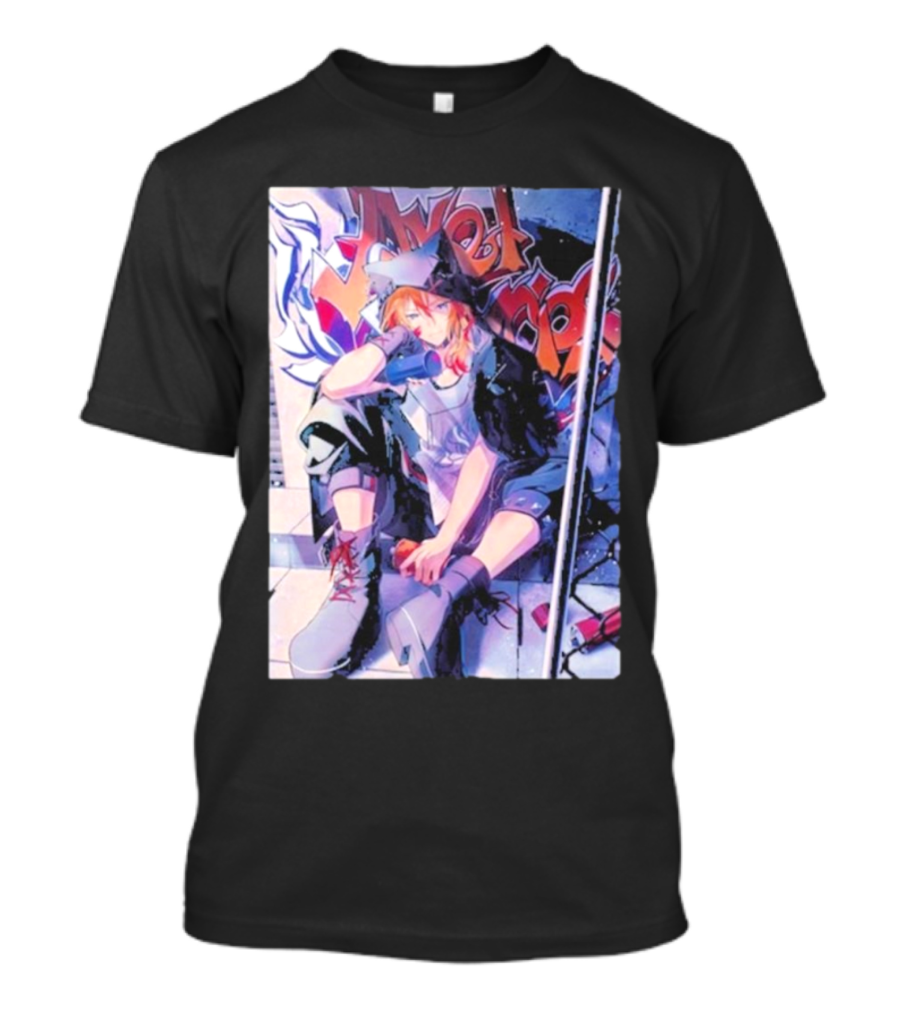 Axel Syrios Birthday Celebration 2024 Anime Graffiti Style Urban T-Shirt