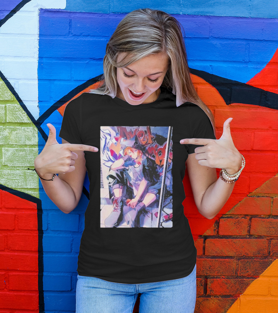 Axel Syrios Birthday Celebration 2024 Anime Graffiti Style Urban T-Shirt