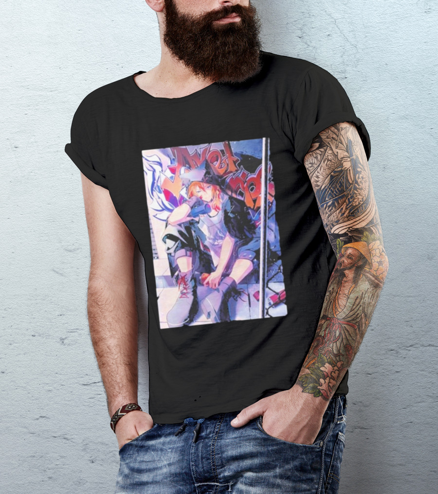 Axel Syrios Birthday Celebration 2024 Anime Graffiti Style Urban T-Shirt