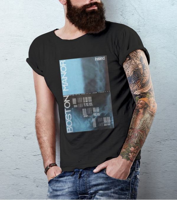 Boston Manor Oh Yeah Music Centre Belfast Mar 21 2025 Ireland Tour T-Shirt