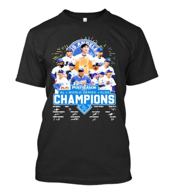 Los Angeles Dodgers Postseason AL World Series ALDS Champions T-Shirt