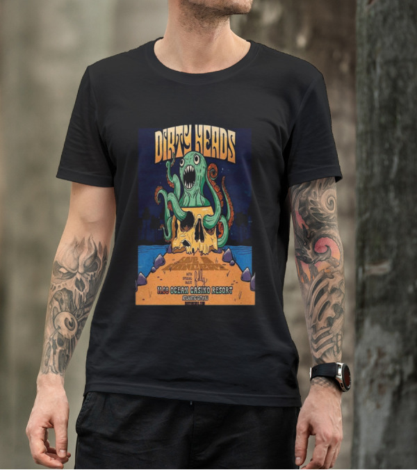Dirty Heads November 8, 2024 Ocean Casino Resort Atlantic City Event With Special Guests T-Shirt