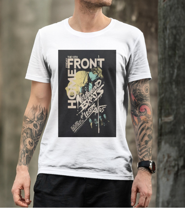 Home Front Friday The 13th Neighborhood Brats At The Catalyst Atrium Santa Cruz CA December 13 T-Shirt