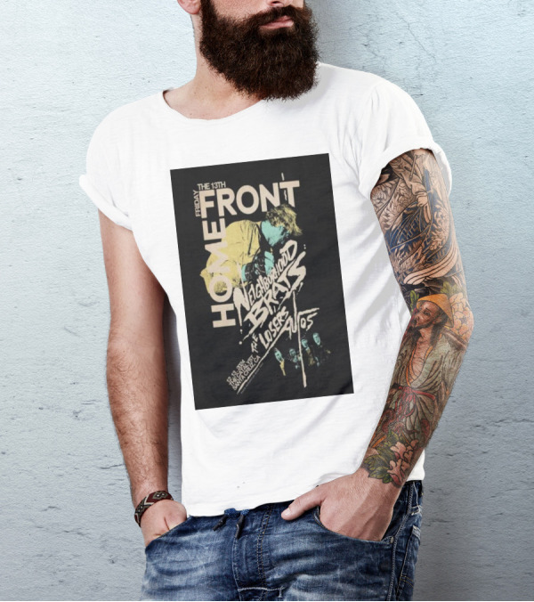 Home Front Friday The 13th Neighborhood Brats At The Catalyst Atrium Santa Cruz CA December 13 T-Shirt