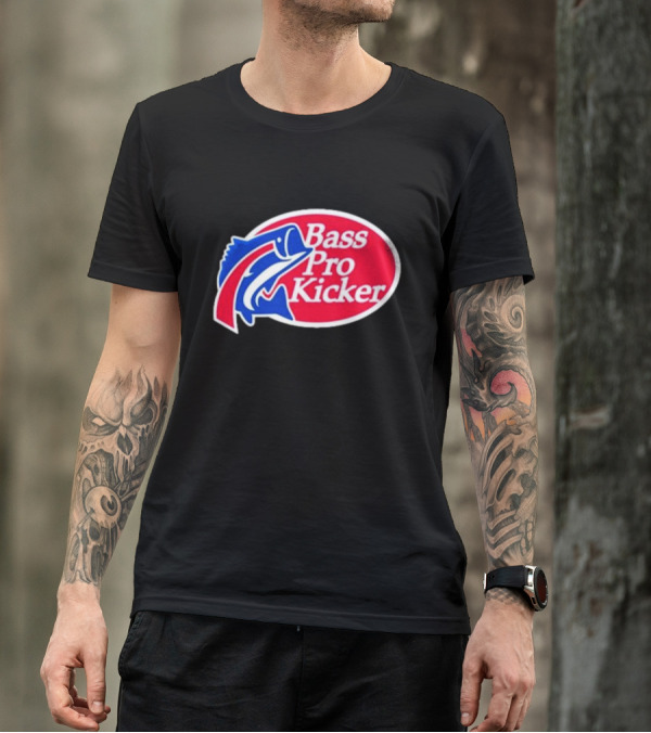 Carl Cordes Bass Pro Kicker Logo Fish T-Shirt