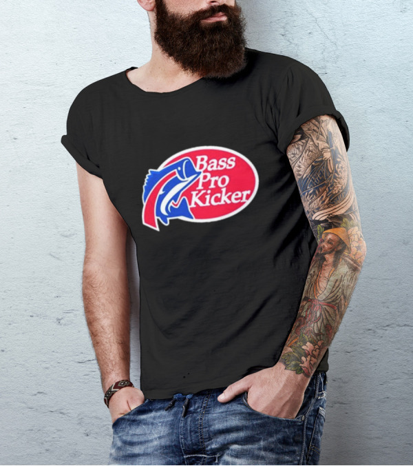 Carl Cordes Bass Pro Kicker Logo Fish T-Shirt