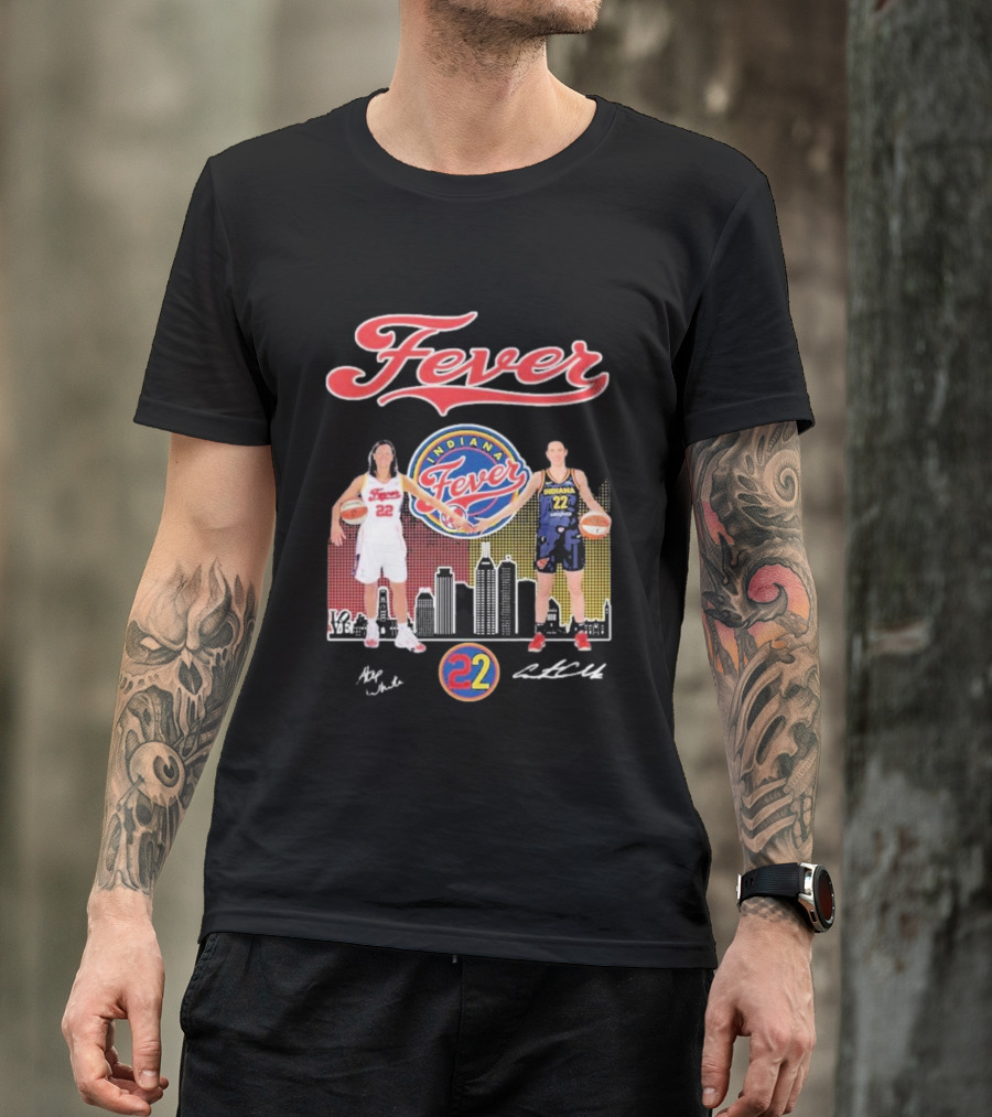 Indiana Fever Legends 22 Stephanie White Caitlin Clark T-Shirt