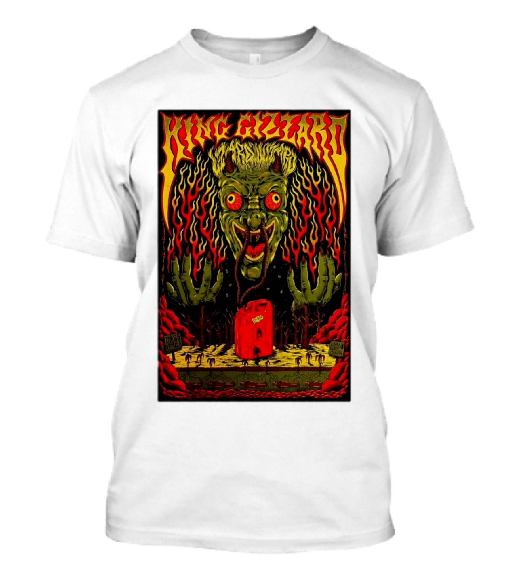 King Gizzard Vina Robles Amphitheatre Paso Robles CA Nov 3 2024 Tour Monster T-Shirt
