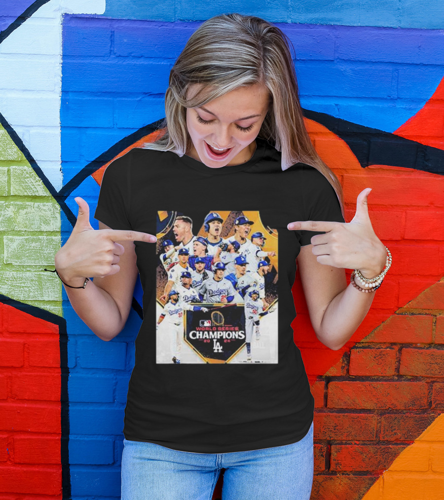 World Series Champions 2024 Los Angeles Dodgers MLB T-Shirt