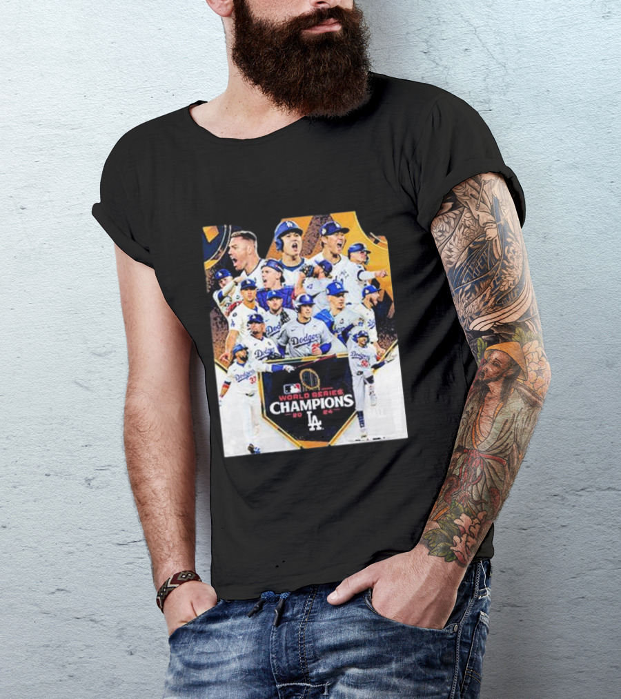 World Series Champions 2024 Los Angeles Dodgers MLB T-Shirt