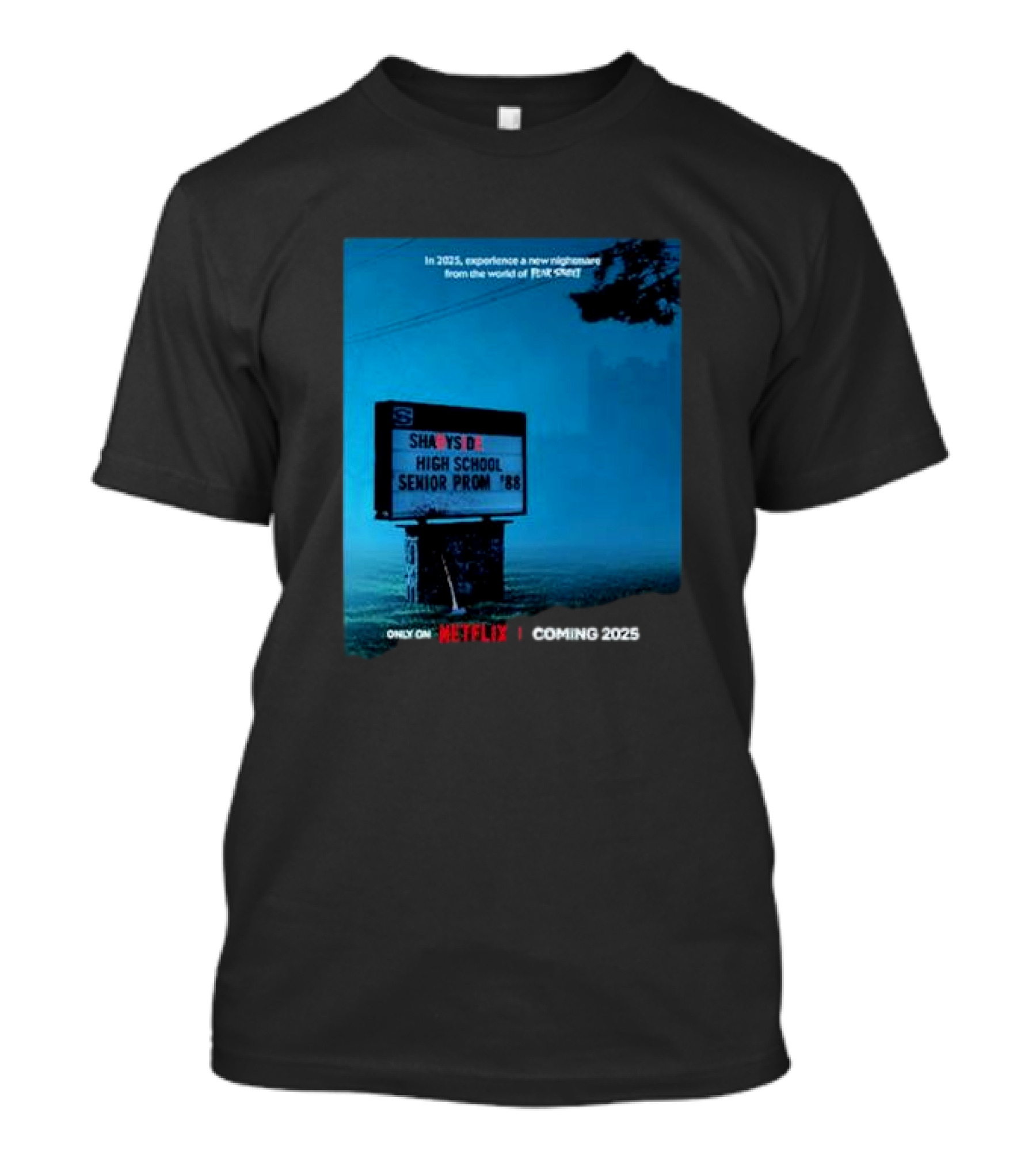Shadyside High School Senior Prom '88 Netflix Fear Street Coming 2025 T-Shirt