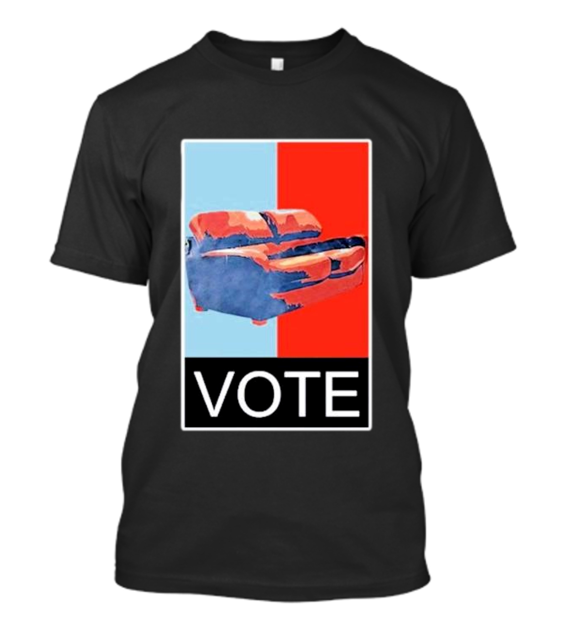 Sofa Vote 2024 Presidential Campaign T-Shirt