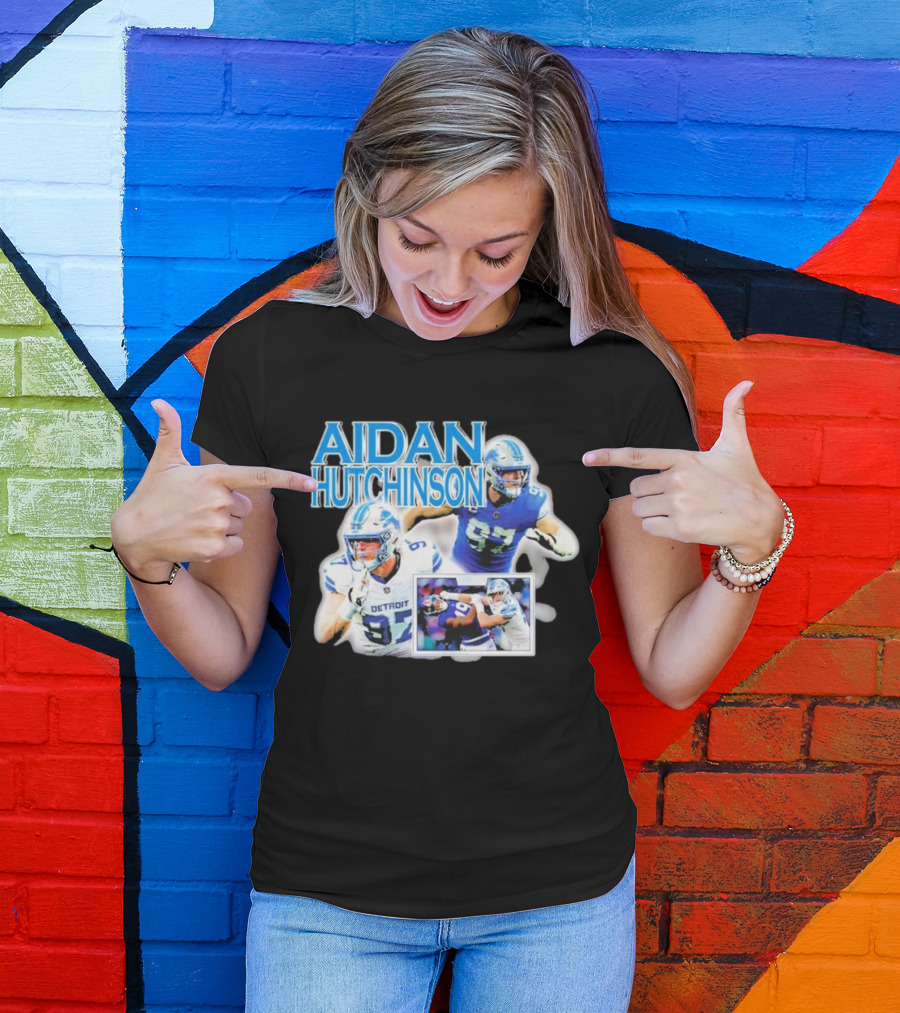Aidan Hutchinson Detroit Football Highlights T-Shirt