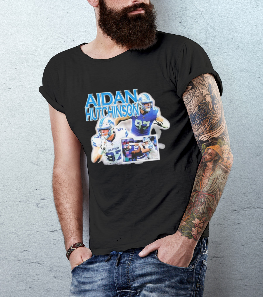 Aidan Hutchinson Detroit Football Highlights T-Shirt
