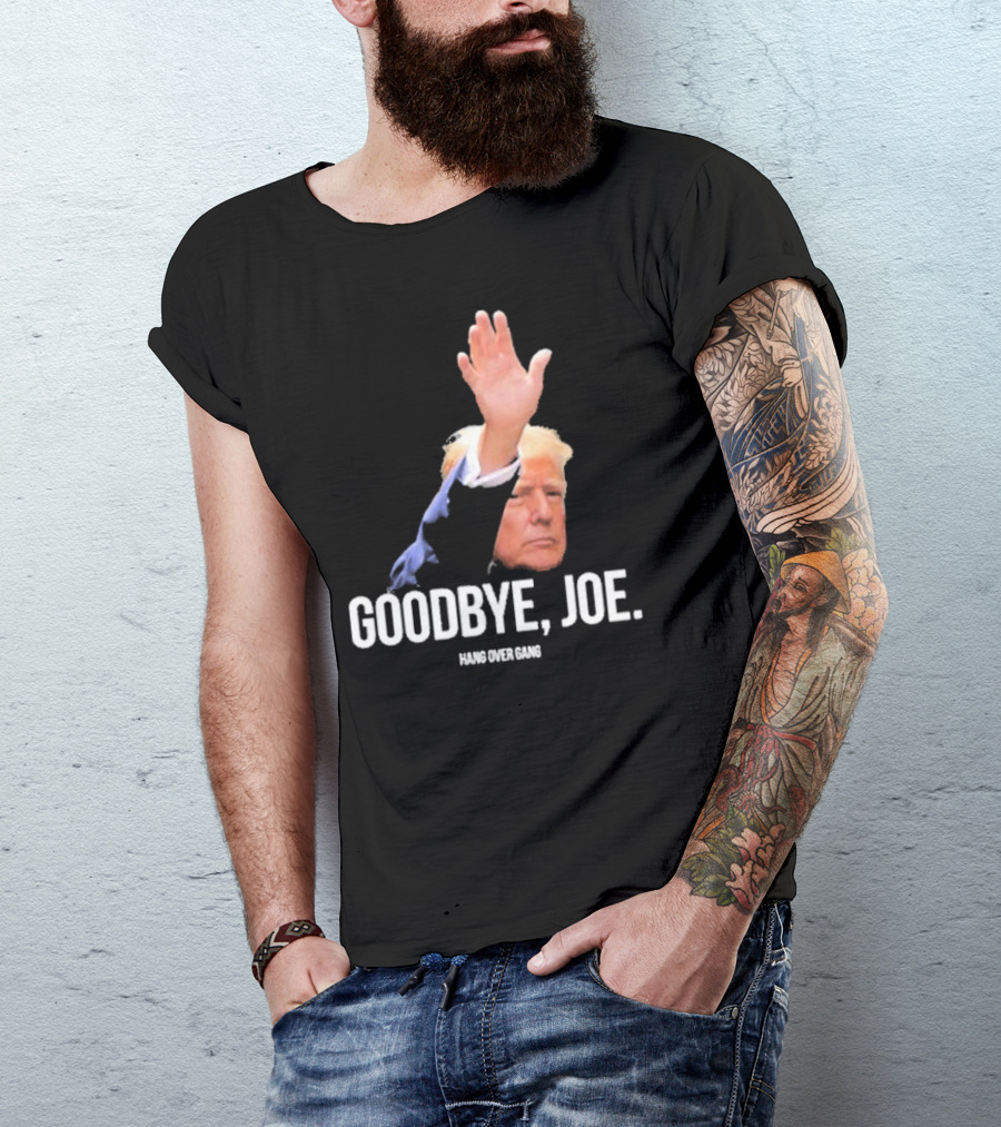 Hang Over Gang Goodbye Joe Trump Salute T-Shirt