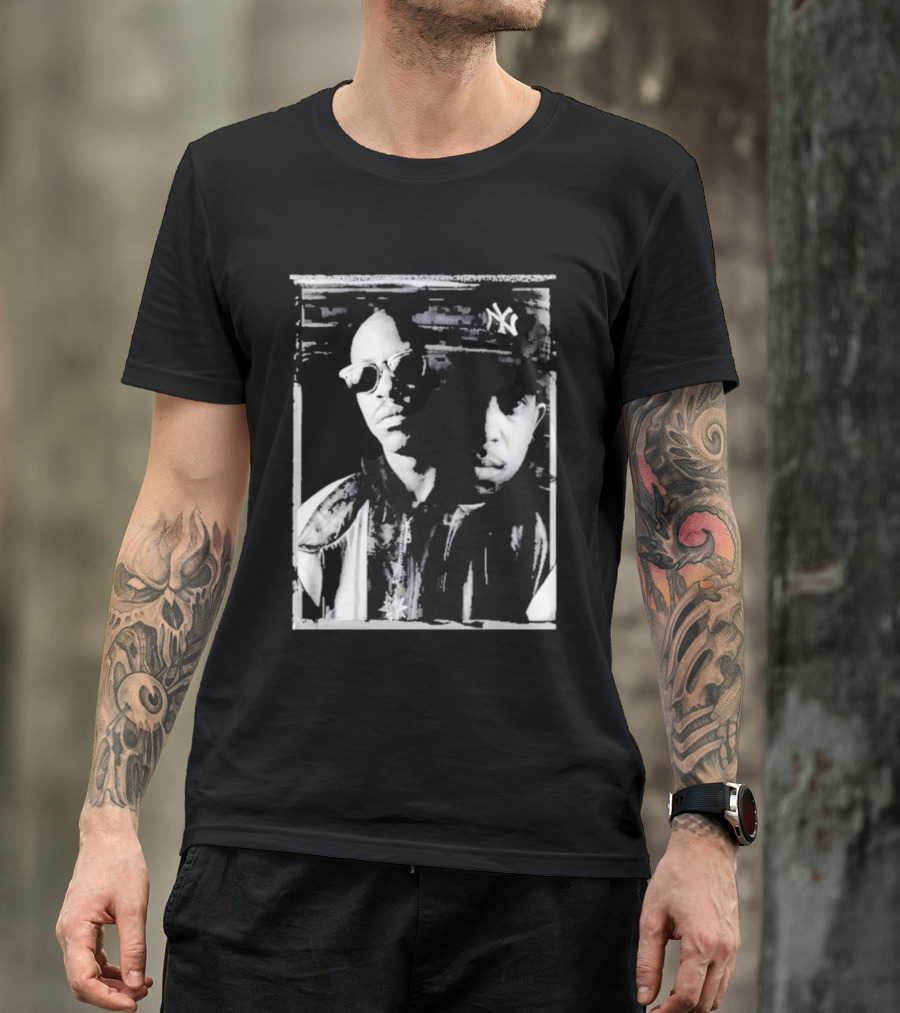 OOTBY Fifth Anniversary Gang Starr Iconic Duo Masked Faces T-Shirt