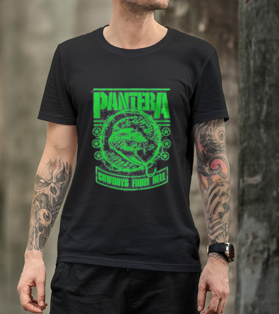 Pantera Snake Cowboys From Hell T-Shirt
