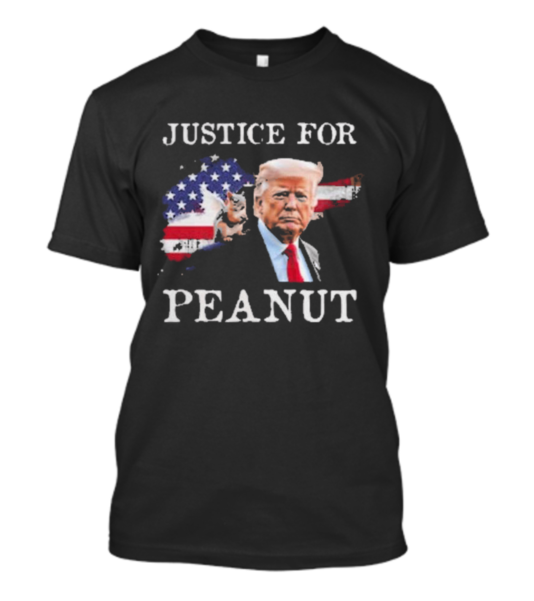 Justice For Peanut Trump 2024 Election Patriotic T-Shirt