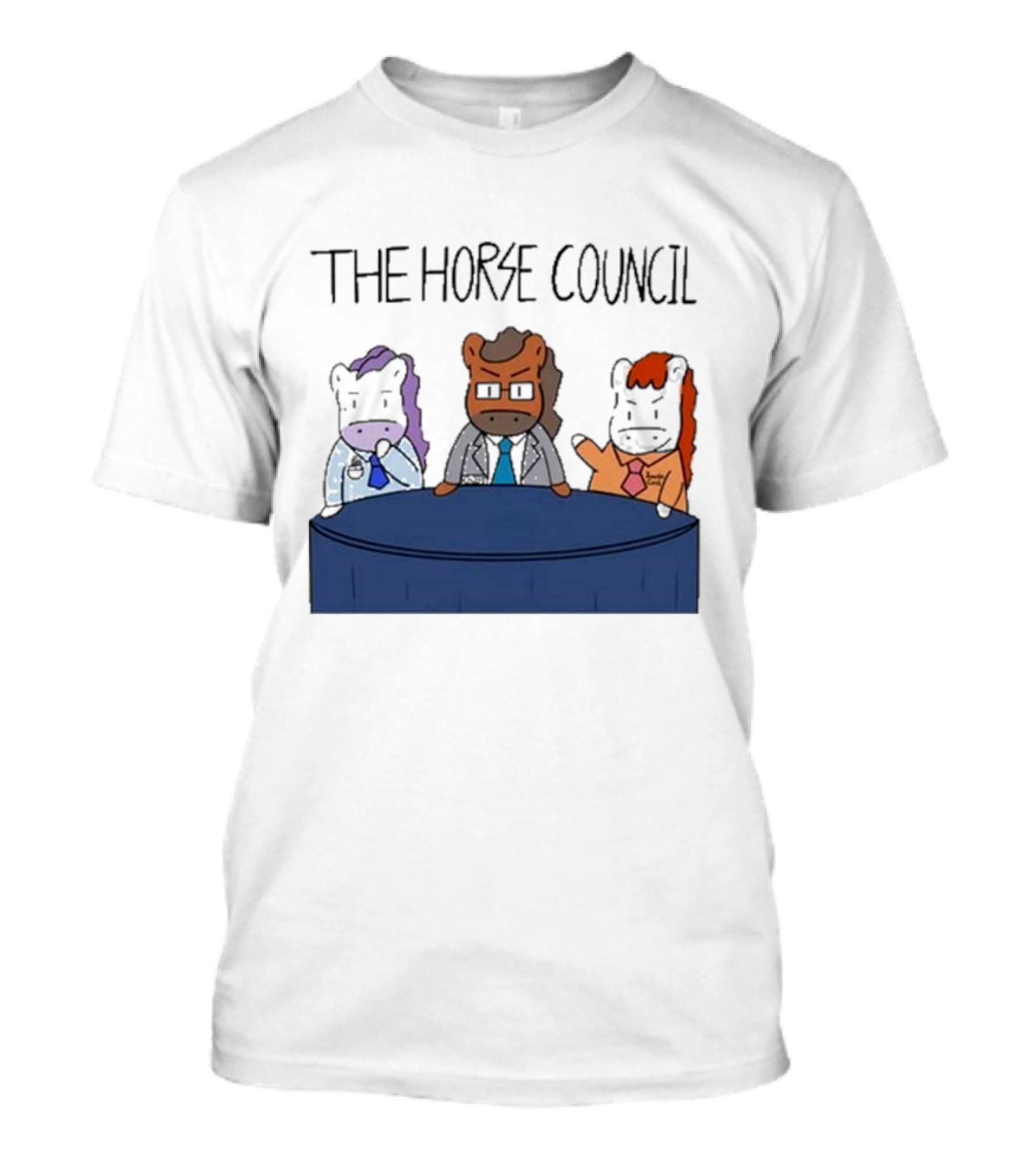 The Horse Council Meeting With Jimothy And Friends T-Shirt