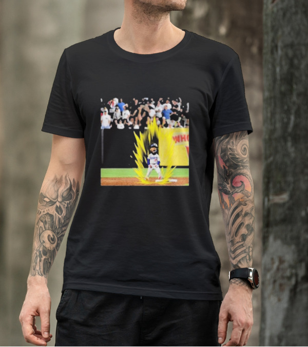 Doyers Dave Teoscar Walks It Off Super Saiyan Baseball Moment T-Shirt