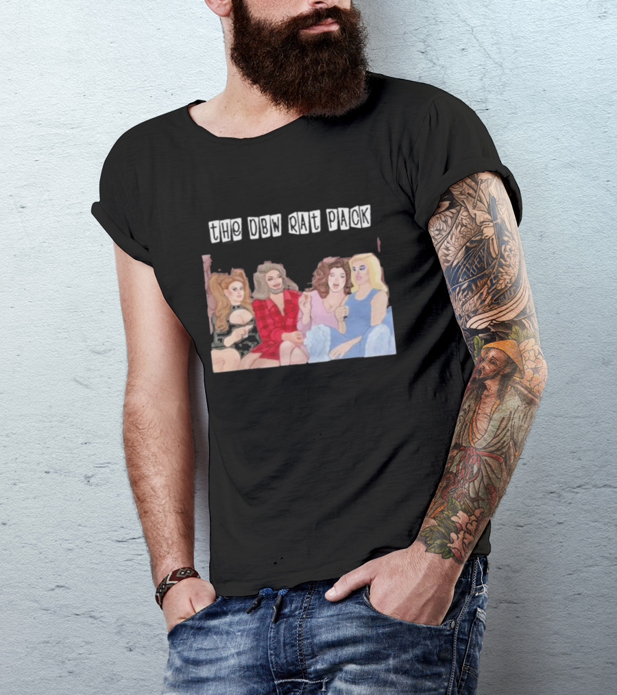 The Dbw Rat Pack Glamorous Gathering Of Four Friends T-Shirt