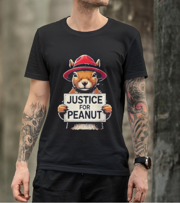 Justice For Peanut Squirrel Wanted T-Shirt