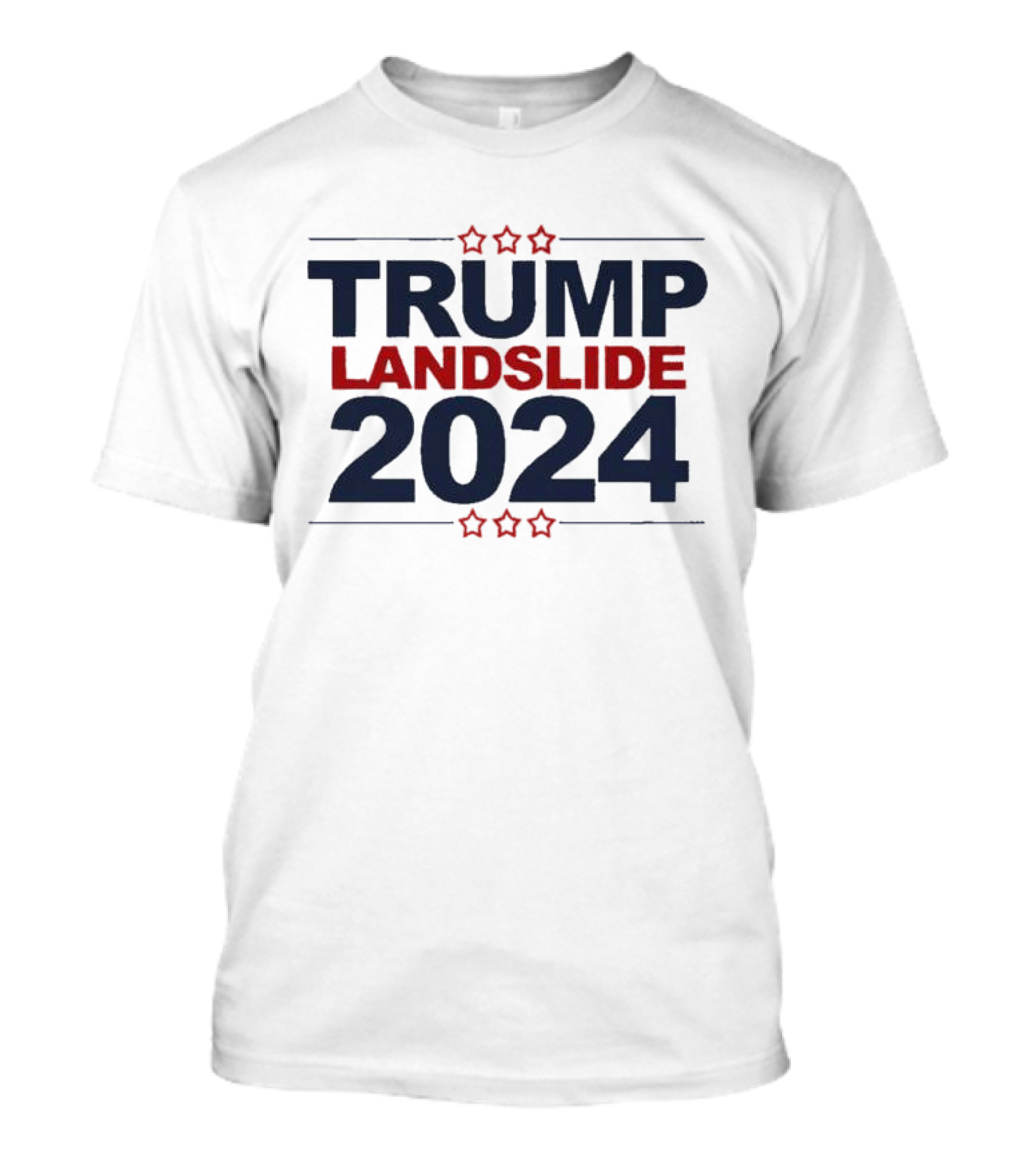 Trump Landslide 2024 Election Victory Stars T-Shirt