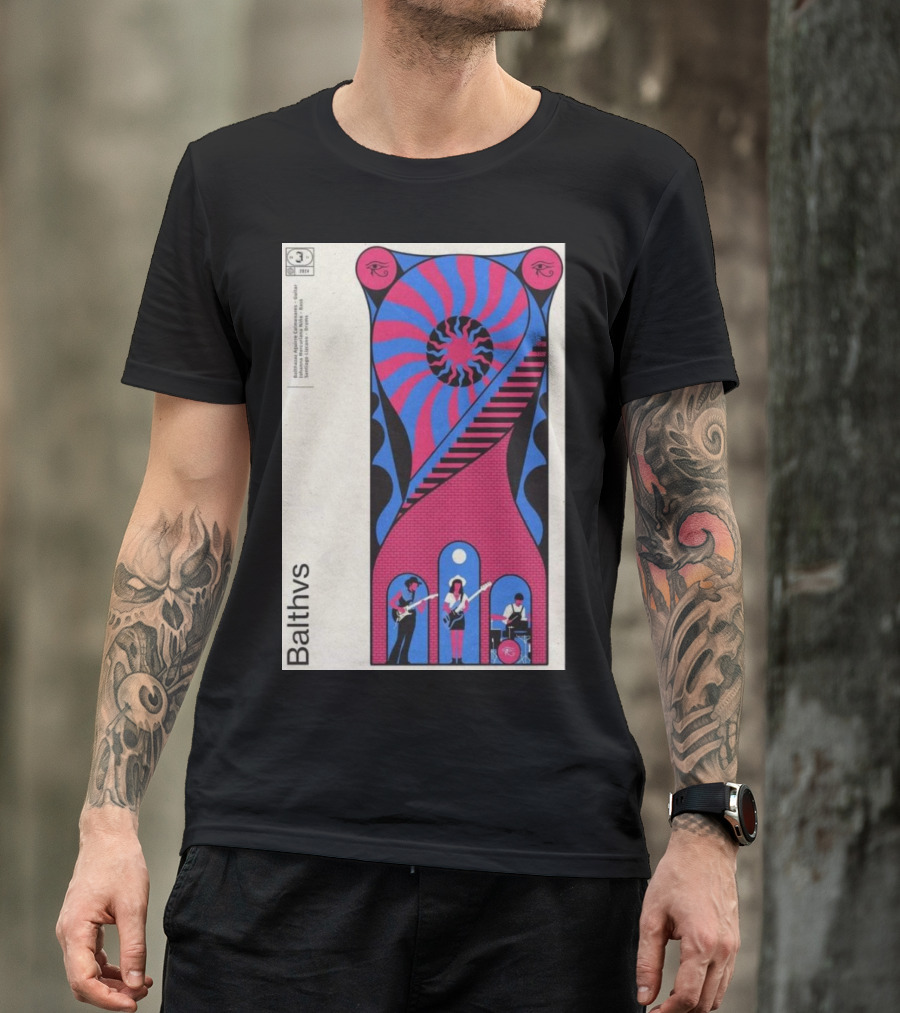 Balthvs Psychedelic Funk Trio Colombian Middle Eastern Music Nov 6 T-Shirt