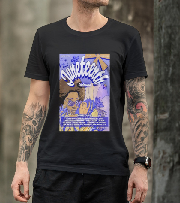 Juneteenth Celebration Featuring Cassidy Snider At The Camel Richmond VA June 19 T-Shirt
