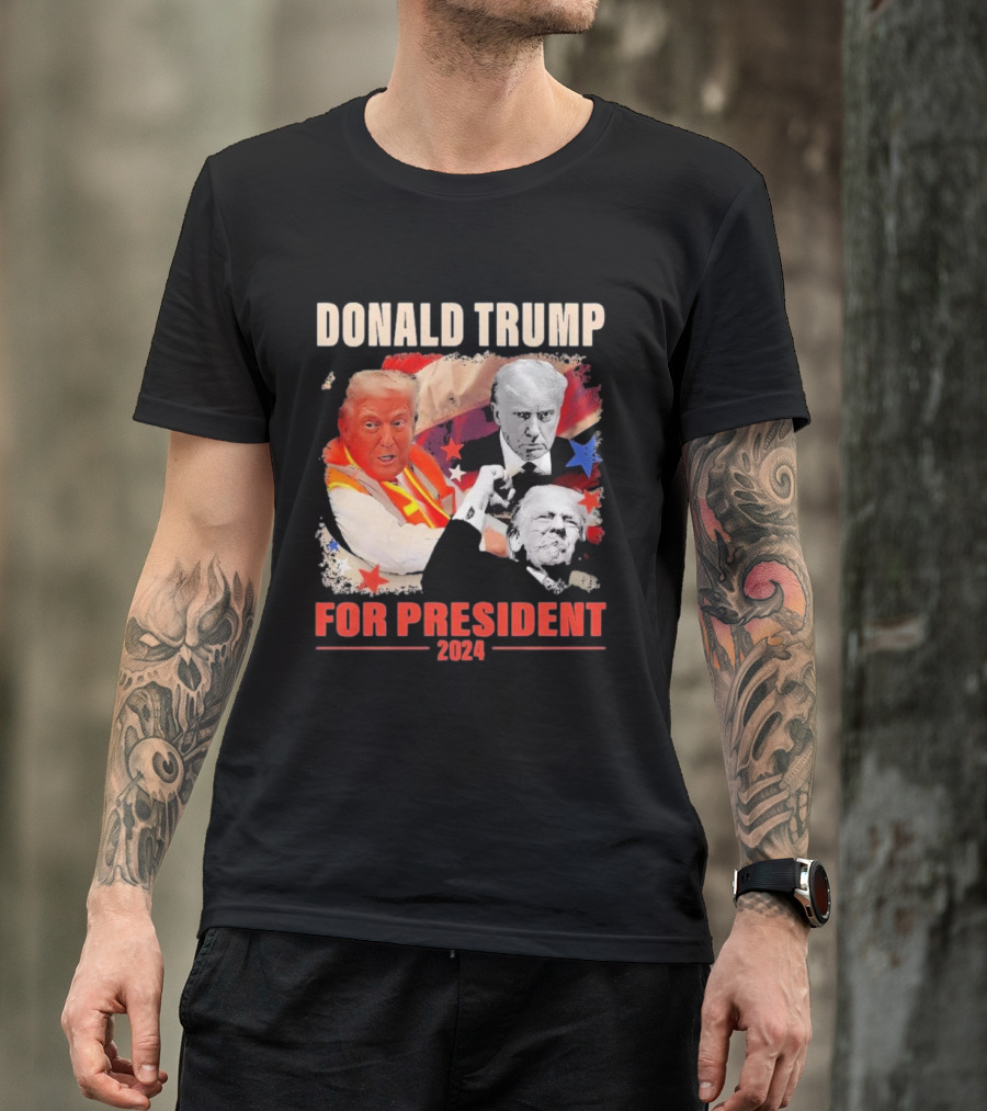 Donald Trump For President 2024 Election Campaign T-Shirt