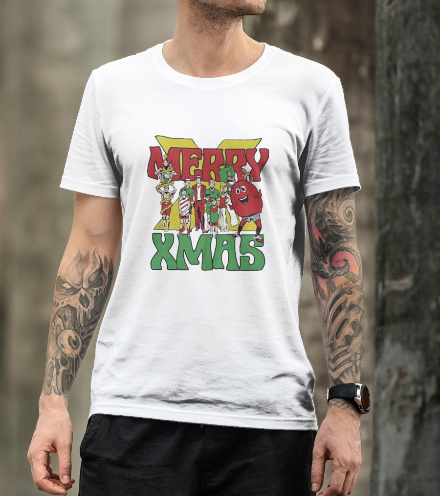 Merry Xmas X-Footy Christmas T-Shirt