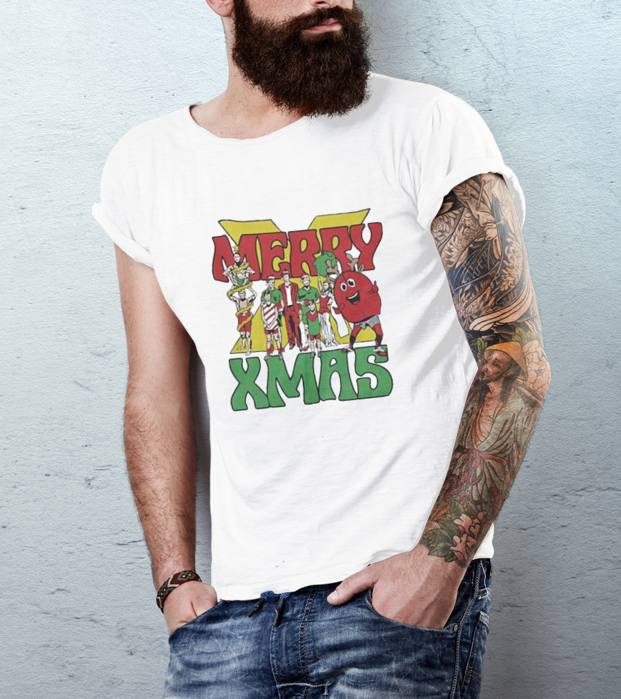 Merry Xmas X-Footy Christmas T-Shirt