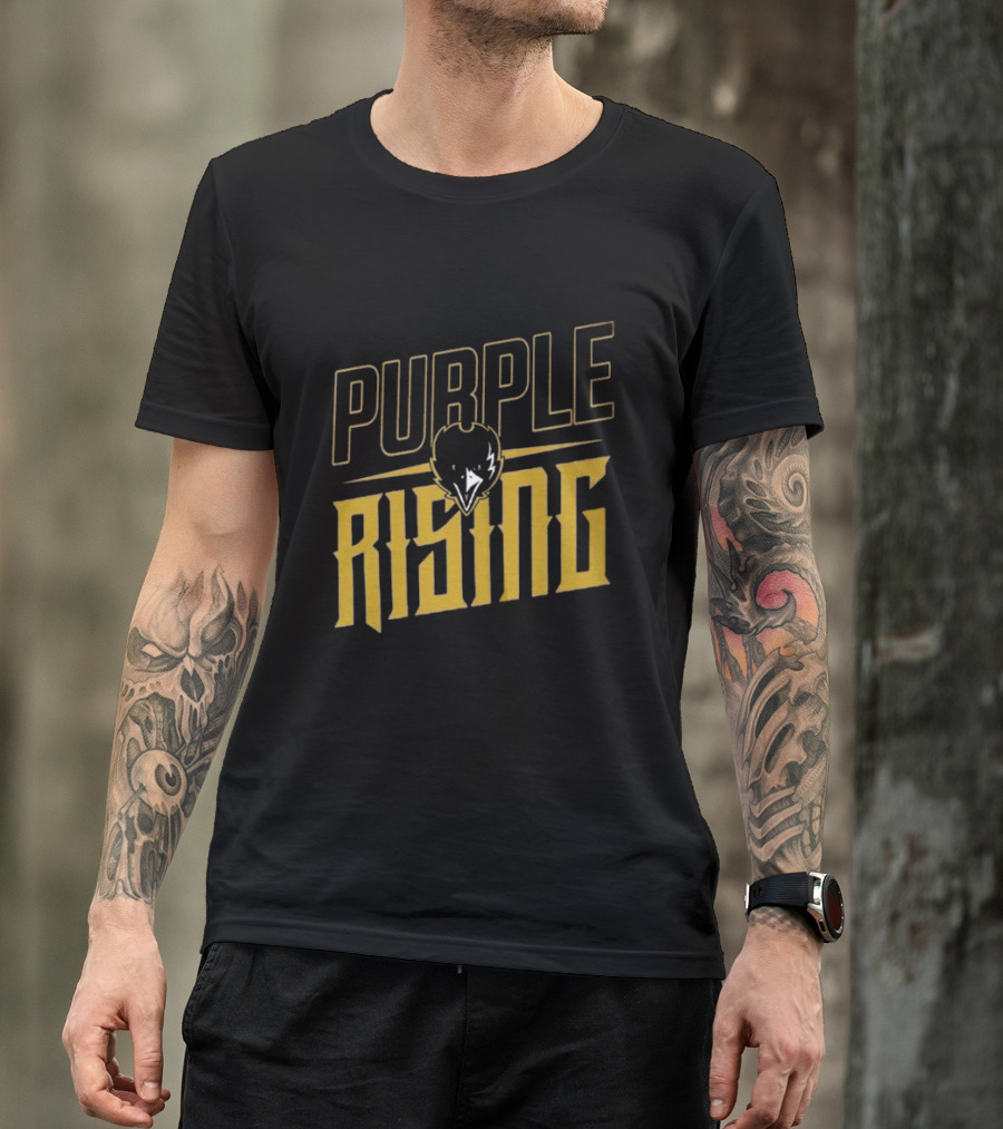 Purple Rising Baltimore Football Ravens Fans T-Shirt