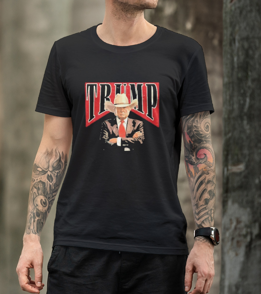 Trump 2024 Western Cowboy T-Shirt