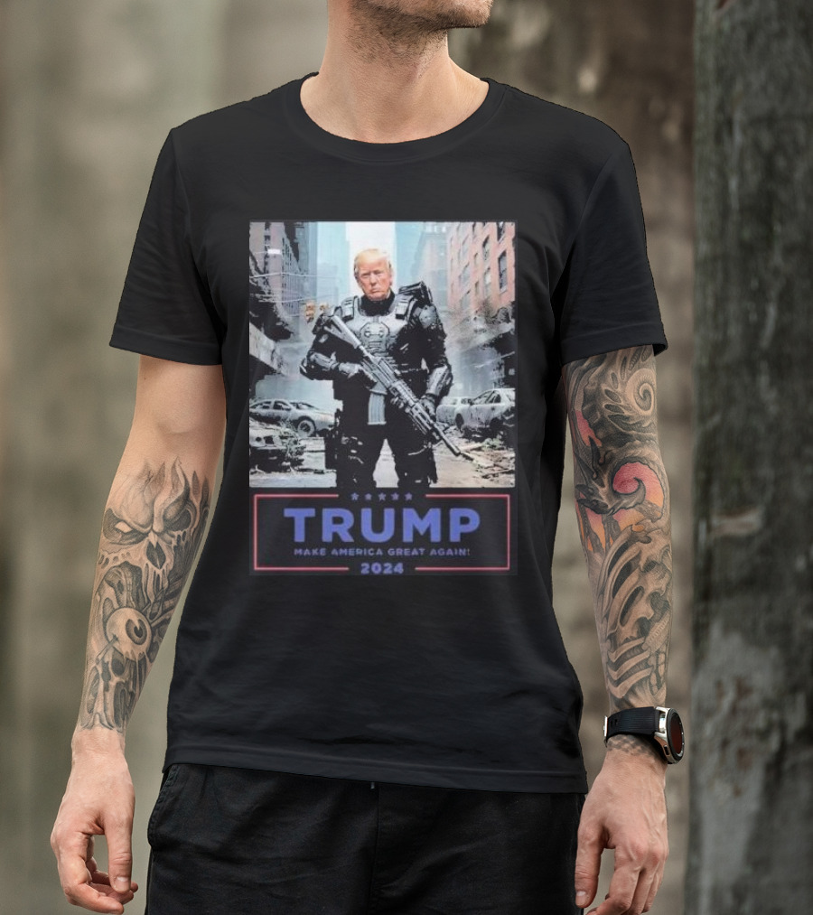 Trump 2024 Apocalyptic Make America Great Again T-Shirt