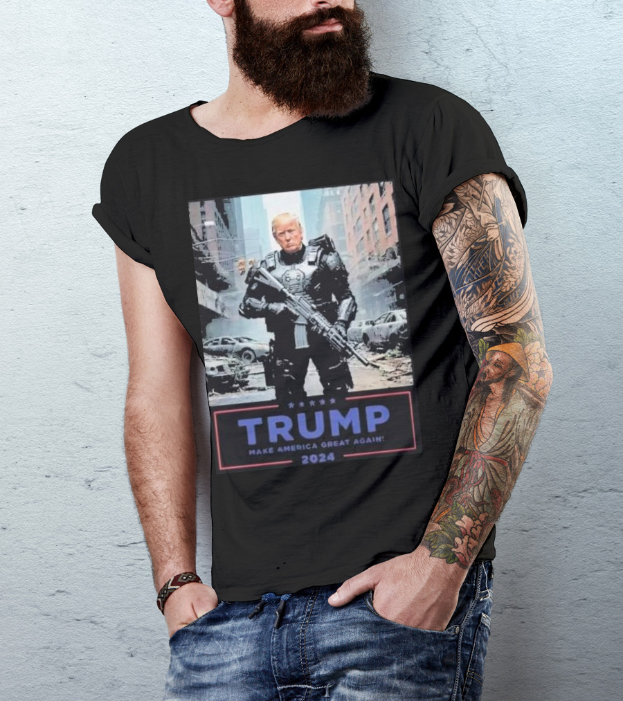 Trump 2024 Apocalyptic Make America Great Again T-Shirt