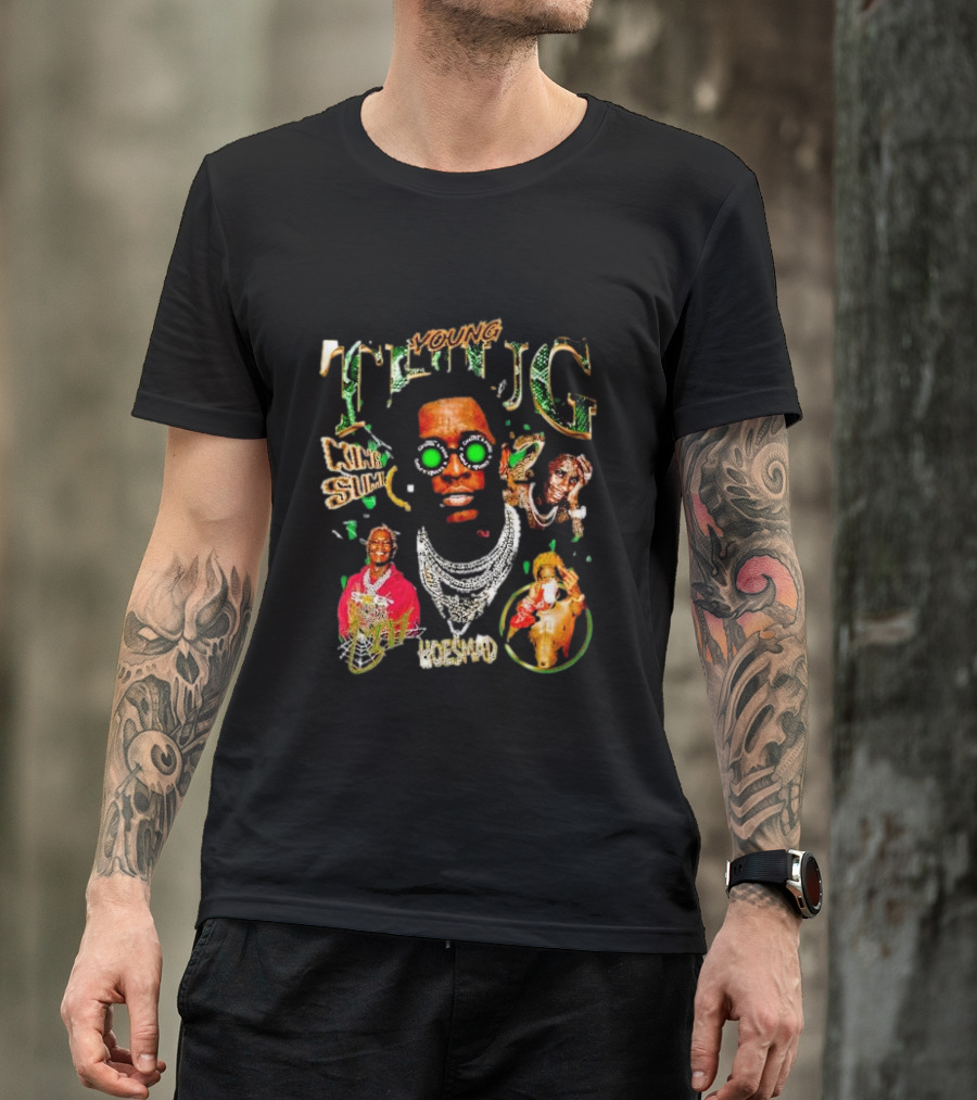 Hoesmad Young Thug King Slime Green Luxe T-Shirt