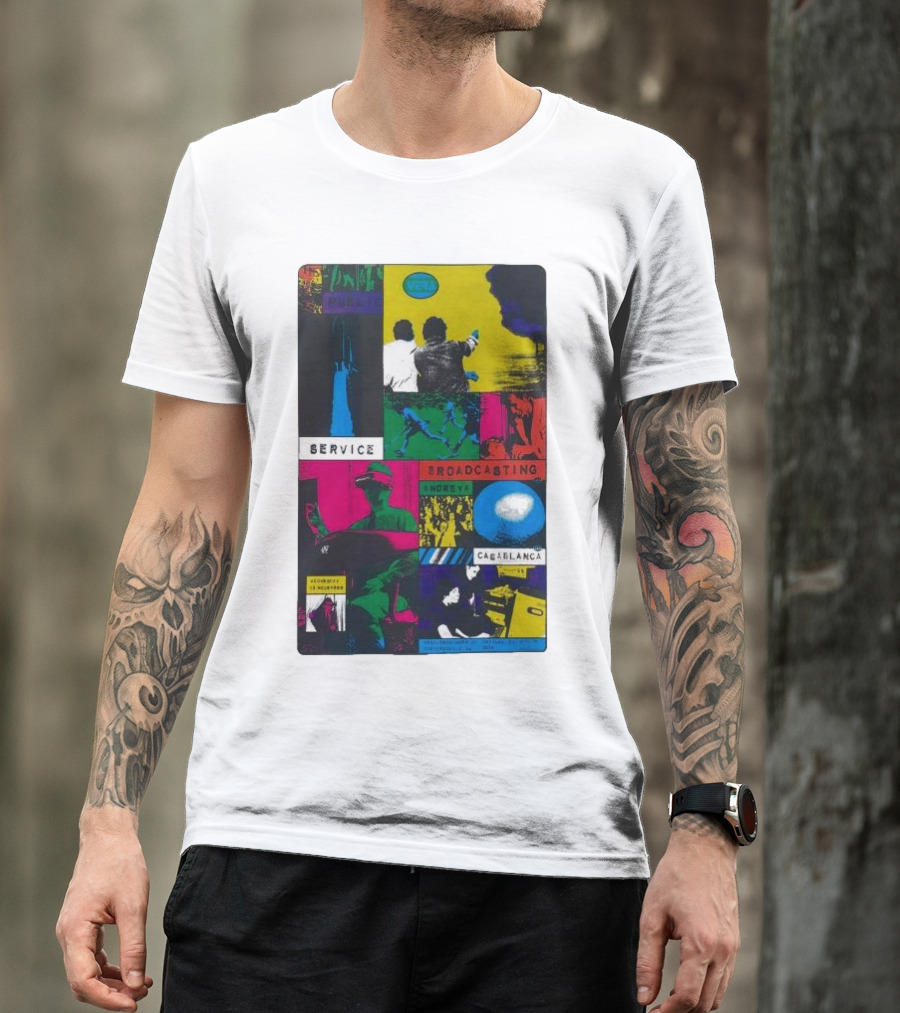 Service Broadcasting Groningen Netherlands Nov 13 2024 Tour Casablanca Public Image Limited T-Shirt