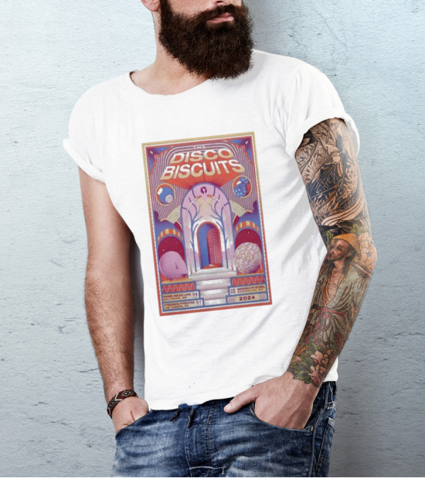 The Disco Biscuits Live In Baltimore MD November 6 2024 Rams Head Live Tour T-Shirt