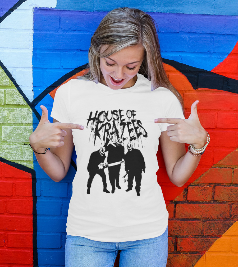 House Of Krazees MNE Stare Horror Mask Trio T-Shirt